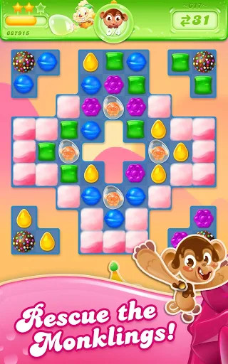 Candy Crush Jelly Saga Game Screenshots on GamesHs.com